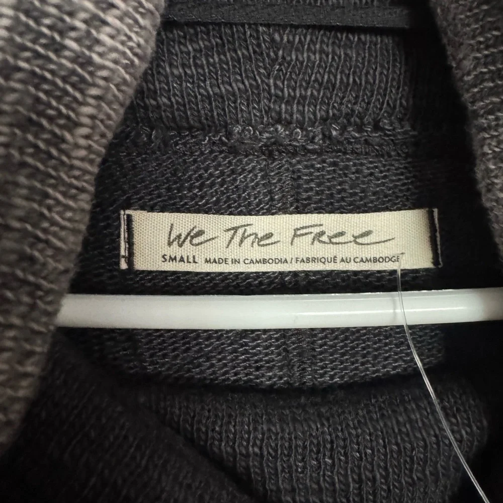 We The Free Timmy Turtleneck in Black NWT